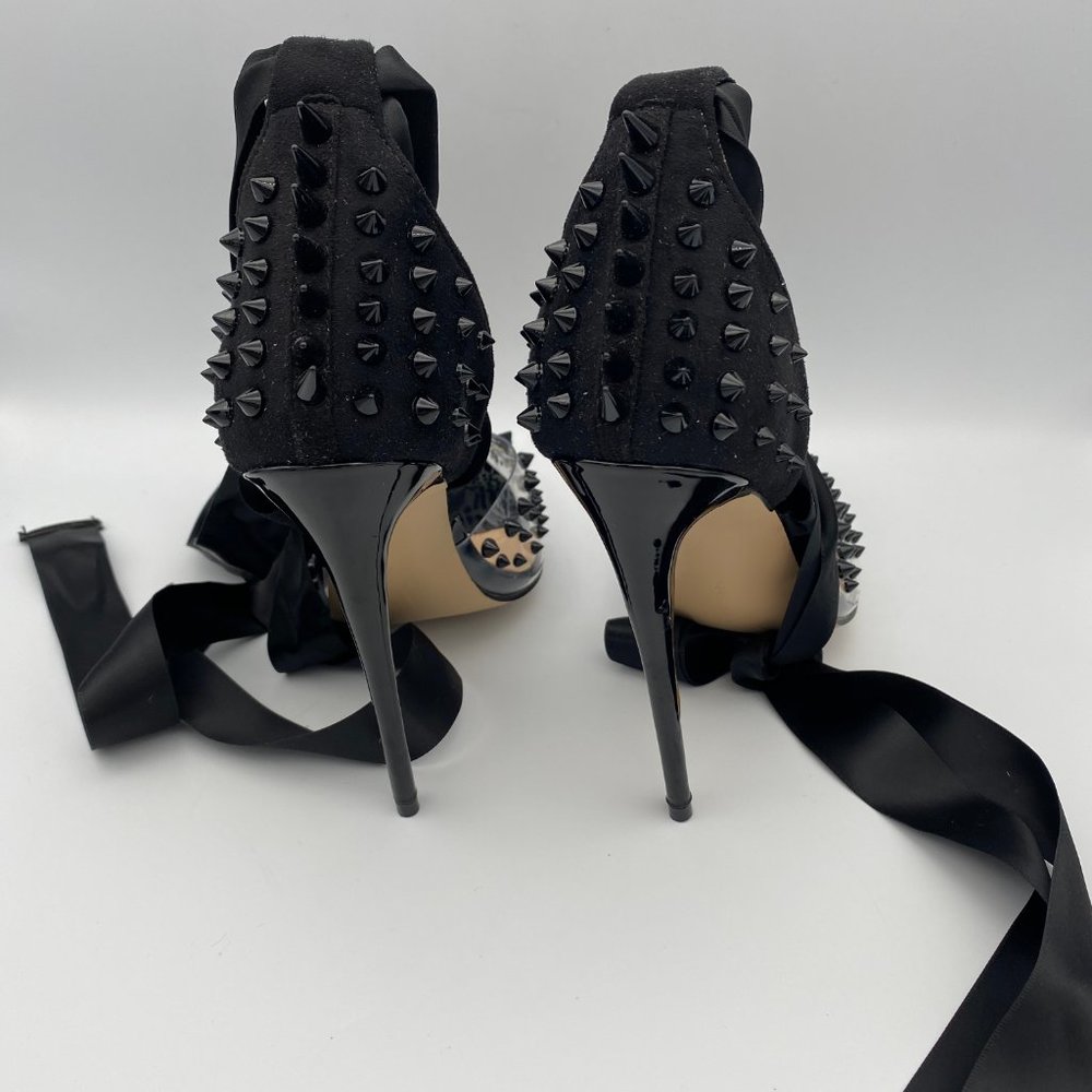 FSJ High Heel Ankle Strap Sandals PVC club shoes - Picture 6 of 6